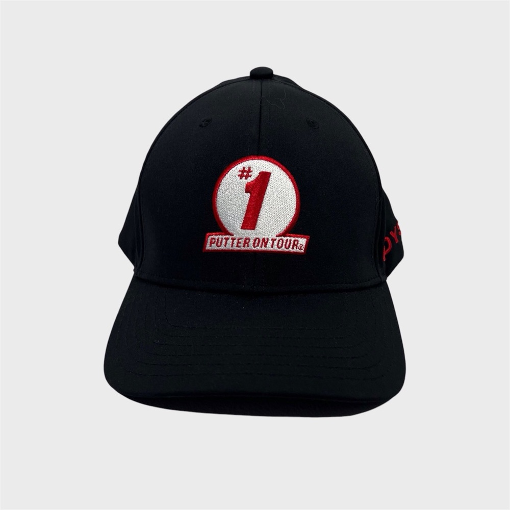 Callaway Odyssey Golf Hat #1 Putter On Tour Embroidered Patch Black Adj Strap